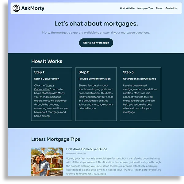 Ask Morty Website